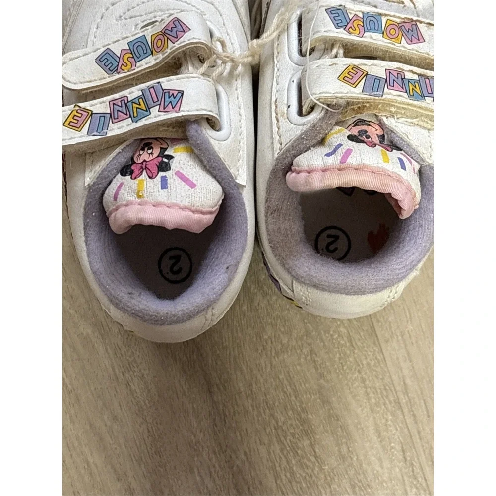 Disney Minnie Mouse 2000/Y2k Vintage Shoes Size 2 Girls Unworn